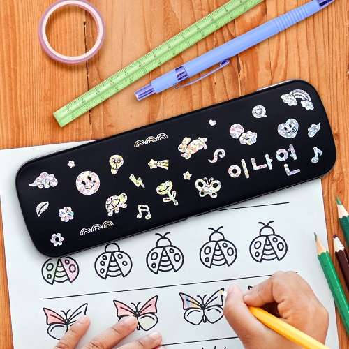 [하하당] 나만의 자개 이름표 필통