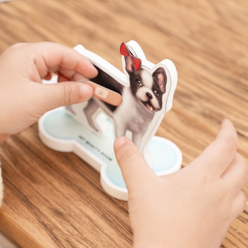 [아리아띠] 펫뷰티룸 반려동물 옷갈아입히기 자석 코디놀이 역할놀이