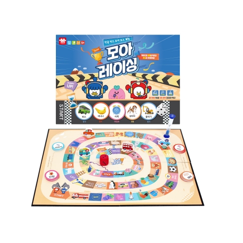 [아리아띠] 한글 모아레이싱 보드게임