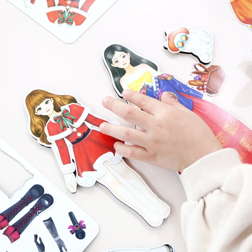 [아리아띠] 제니&하니 인형옷갈아입히기 자석 코디놀이 역할놀이