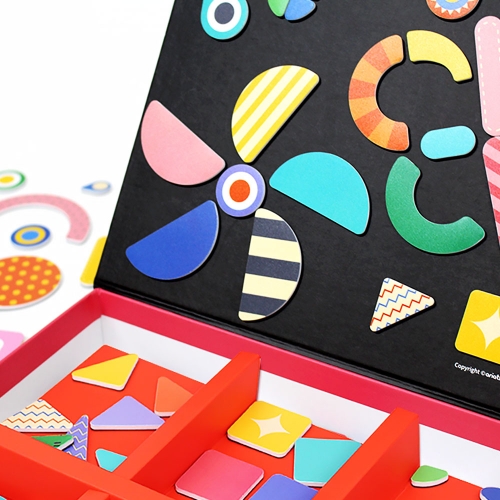 [아리아띠] 패턴칩블록 자석놀이