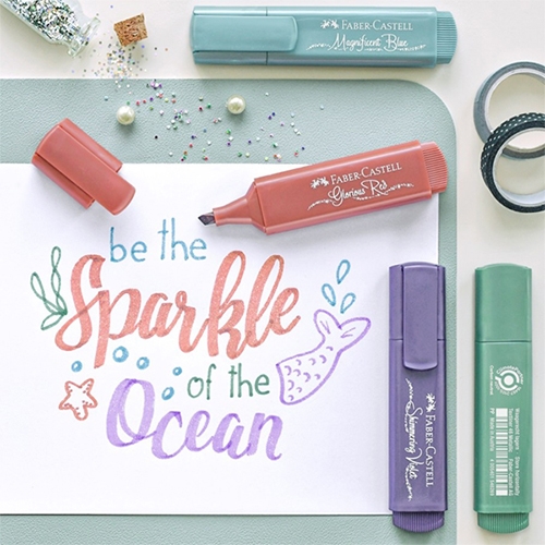 [파버] 메탈릭 텍스트라이너 형광펜