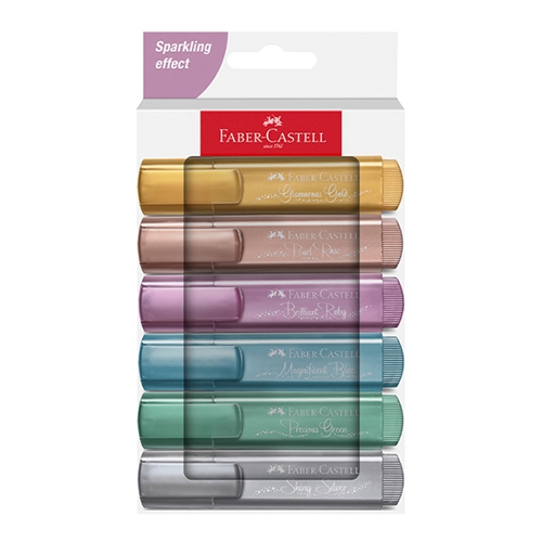 [파버] 메탈릭 텍스트라이너 형광펜