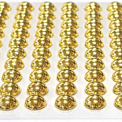 [탑키드] 원형 반구 입체 비즈 스티커(약 8mm X 150개)