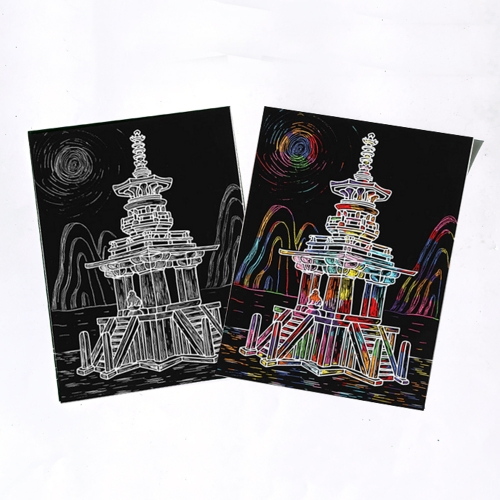 스크래치페이퍼 세계/한국문화유산 4종세트