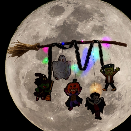 할로윈 마녀빗자루가랜더만들기 할로윈별걸이장식