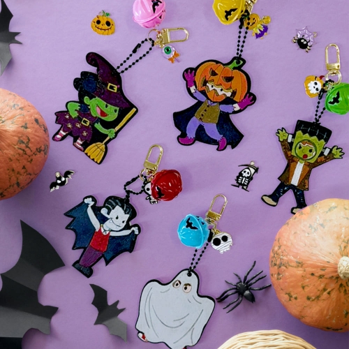 할로윈키링만들기 호박방울키링(5세트)