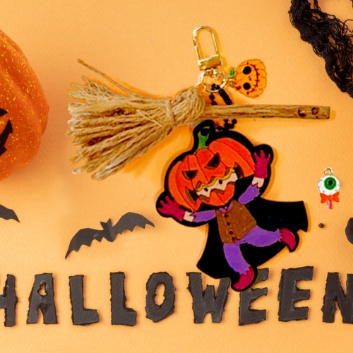 할로윈키링만들기 마녀빗자루키링(5세트)