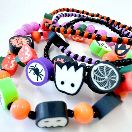 할로윈비즈키트 폴리머비즈할로윈팔찌(5세트)