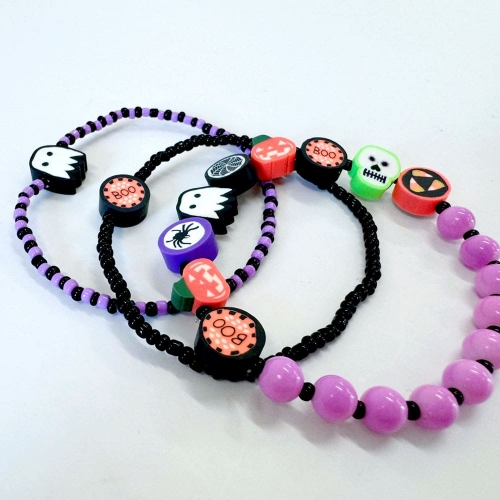 할로윈비즈키트 폴리머비즈할로윈팔찌(5세트)