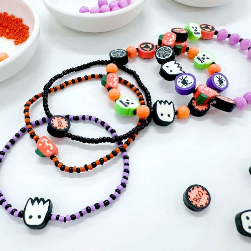 할로윈비즈키트 폴리머비즈할로윈팔찌(5세트)