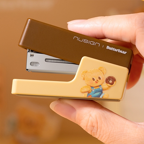 [델리] NS083 버터베어 미니 스테이플러 세트