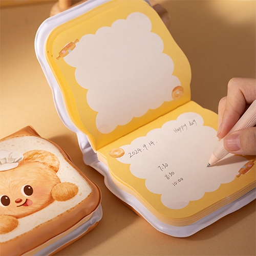 [델리] HY225 버터베어 식빵 메모지 80매