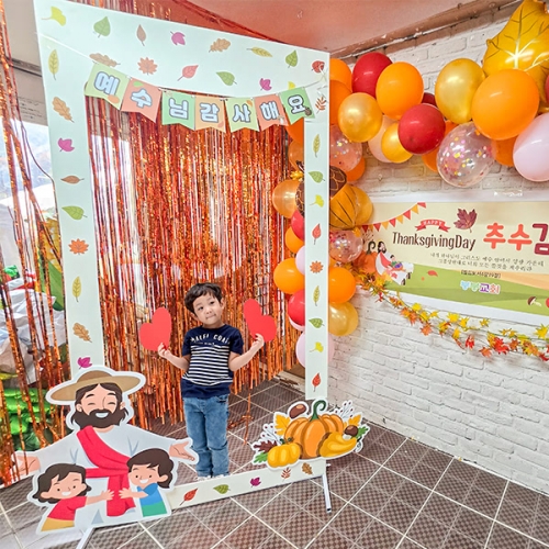 [파티붕붕] 왔는감 포토존 137 / 감따기 체험 대형 프레임 보드 가을 감 체험학스 판넬 포토존