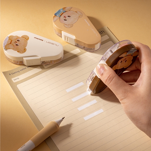 [델리] NS162-B 버터베어 누사인 슬라이딩 수정테이프 5mm*12m