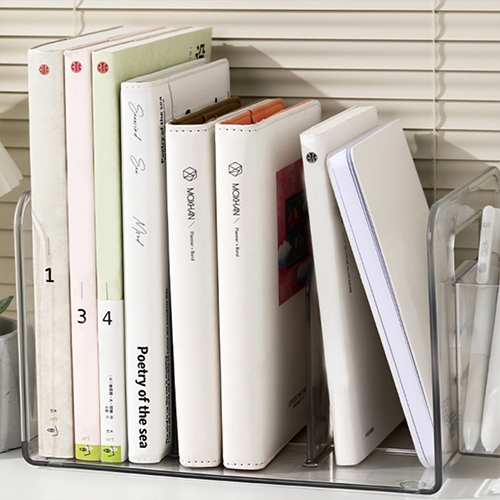 [델리] TB103 투명 아크릴 3칸 책꽂이