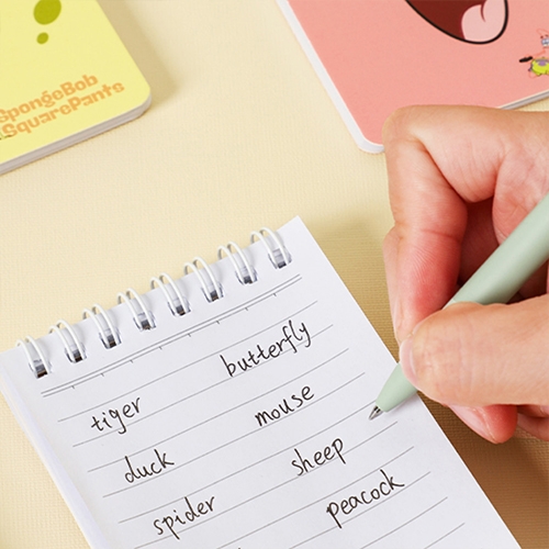 [델리] EN405 스폰지밥 미니 메모 수첩 60매