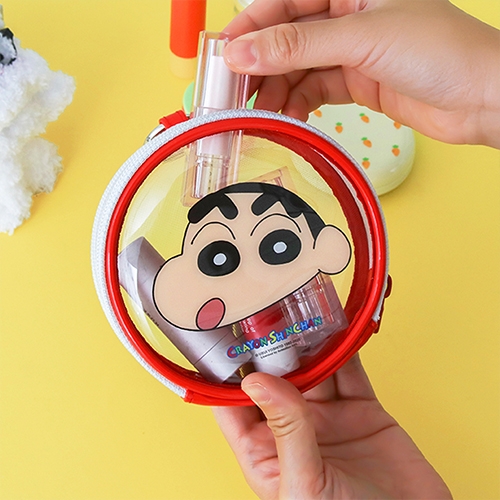 [학산] 짱구는못말려 원형 파우치