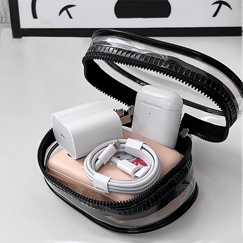 [아트필드] 투명 키링 파우치