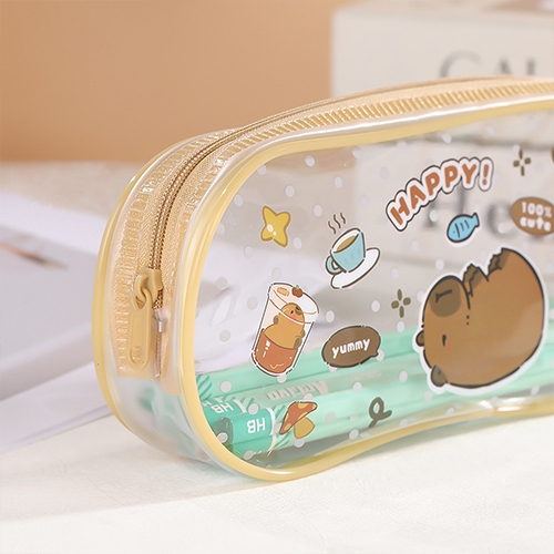 [아트필드] 카피바라 투명 필통