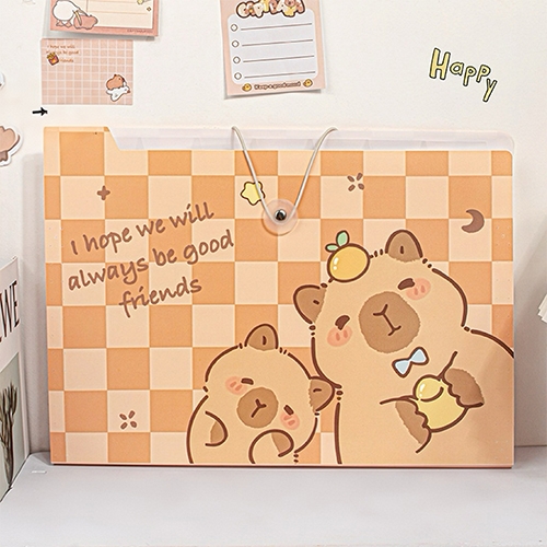 [아트필드] 카피바라 12단 아코디언 파일