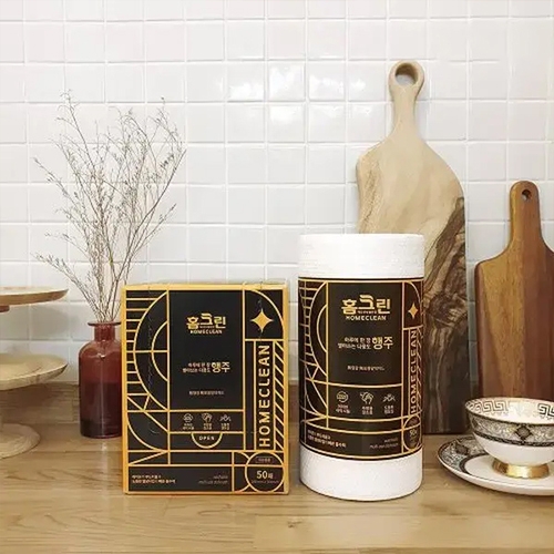 [홈크린] 빨아쓰는 다용도 행주 박스타입 50매