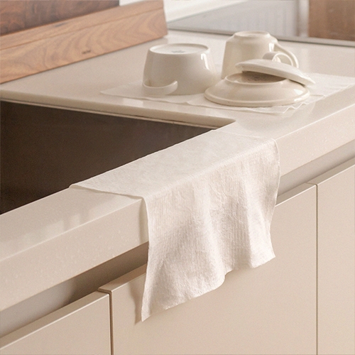 [홈크린] 빨아쓰는 레이온 다용도 행주 박스타입 50매