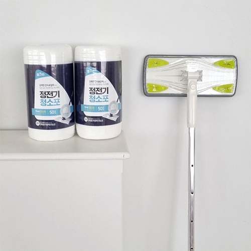 [홈크린] 막대걸레 정전기 청소포 50매