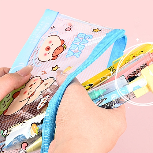 [아트필드] 카피바라 PVC 빅 매쉬 파우치