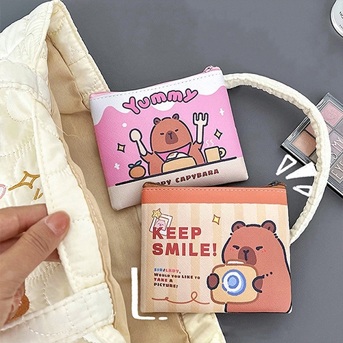 [아트필드] 카피바라 가죽 사각 파우치