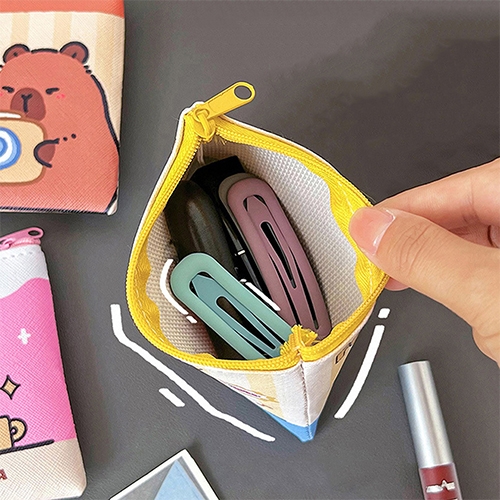 [아트필드] 카피바라 가죽 사각 파우치