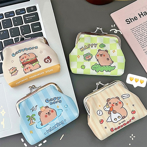 [아트필드] 카피바라 똑딱이 동전지갑