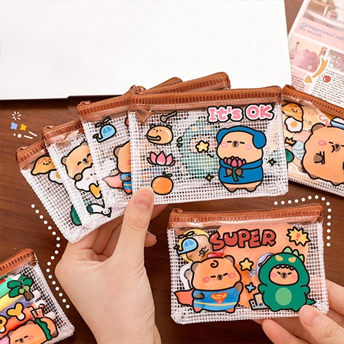 [아트필드] 카피바라 미니 매쉬 파우치