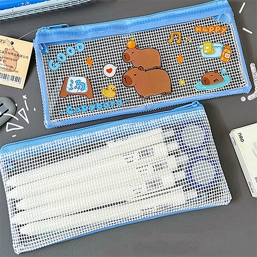 [아트필드] 카피바라 투명 PVC 파우치