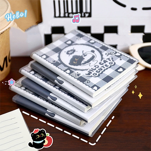 [아트필드] 쿠키냥 휴대용 포켓 북 커버 노트