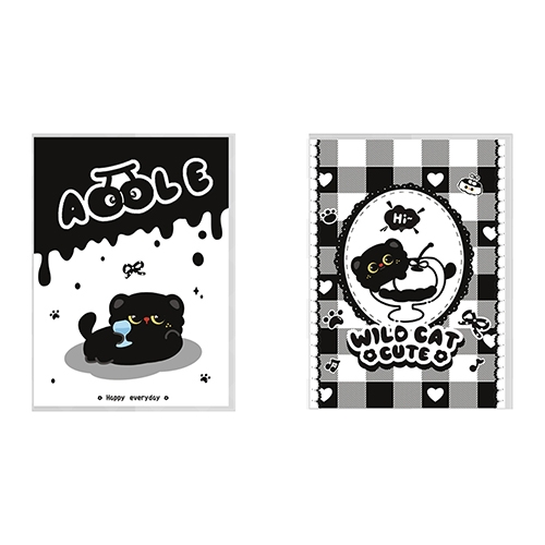 [아트필드] 쿠키냥 휴대용 포켓 북 커버 노트