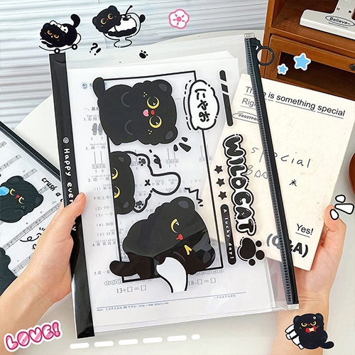 [아트필드] 쿠키냥 A4 슬라이딩 파일