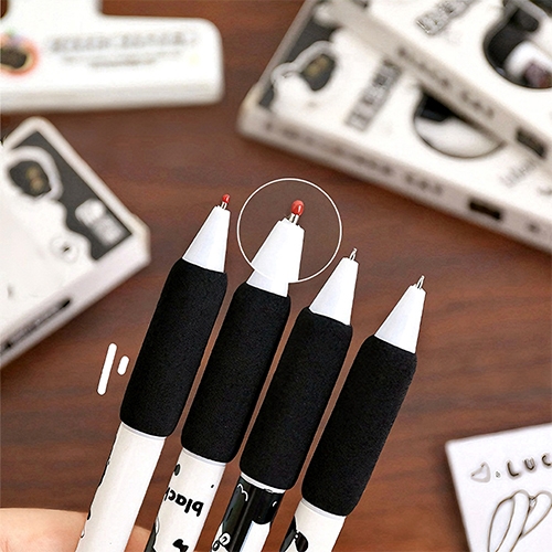 [아트필드] 쿠키냥 그립 볼펜 0.5mm 4본