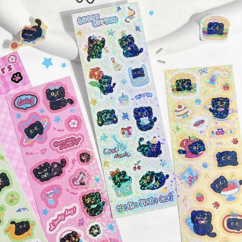 [아트필드] 쿠키냥 홀로그램 스티커