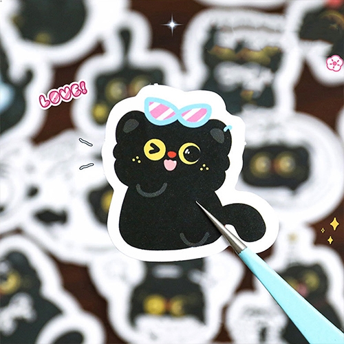 [아트필드] 쿠키냥 조각 스티커 20매