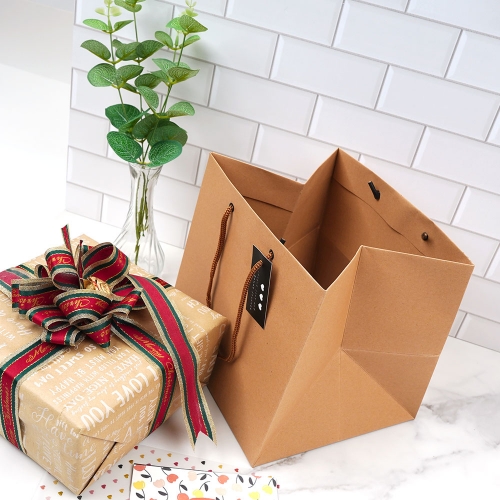 무지 크라프트 쇼핑백 9종 선물 답례품 튼튼한 종이백