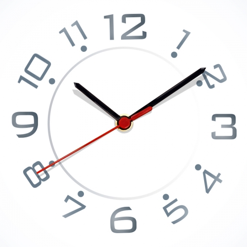 [탑키드] 일자형 플라스틱 시계 바늘