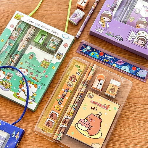 [아트필드] 캐릭터 프렌즈 문구세트 5종