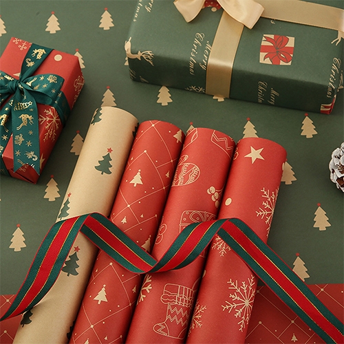 [아트필드] 크리스마스 종이 롤포장지 50x70cm