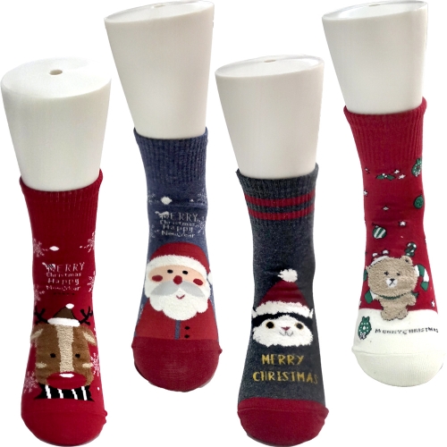 오키도키 크리스마스 부클 자수양말 (4개)