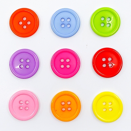 [대원피앤피] 플라스틱 단추 20mm 원형(3종 택1/부자재/비즈공예)