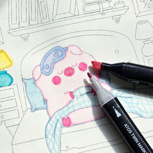 아토스 트윈 마카펜 60색