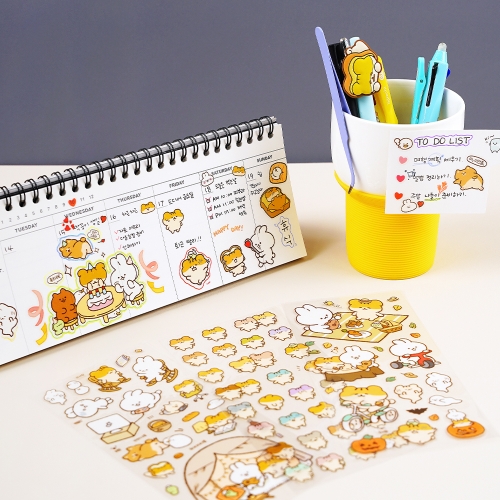 햄치 와글와글 스티커팩