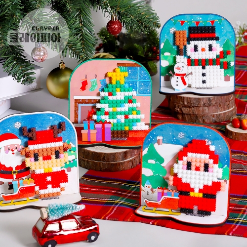 크리스마스 MDF 디폼블럭 패키지