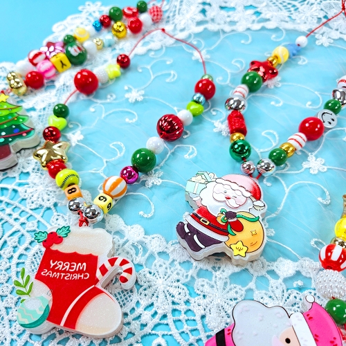 [만꾸] 크리스마스 LED 목걸이
